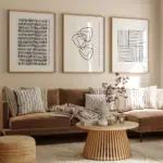 3pcs/set Black and White Line Abstract Canvas Print Poster Modern Minimalist Gallery Art Print Living Room Home Decor Art Poster