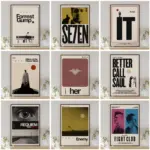 Forrest Gump Movie Poster Se7en Film Posters & Picture Fight Club Enemy Canvas Painting Wall Art Home Decor Print Mural Cuadros