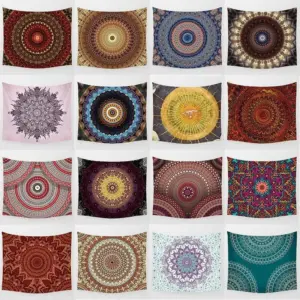 Home decor mandala wall art tapestry wall background decoration bedroom rectangle wall tapestry 230x180cm tapiz