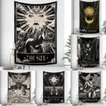 Tarot brand new product Indian mandala tapestry witchcraft tapestry bohemian style decoration home decoration hippie mattress