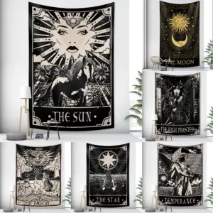 Tarot brand new product Indian mandala tapestry witchcraft tapestry bohemian style decoration home decoration hippie mattress