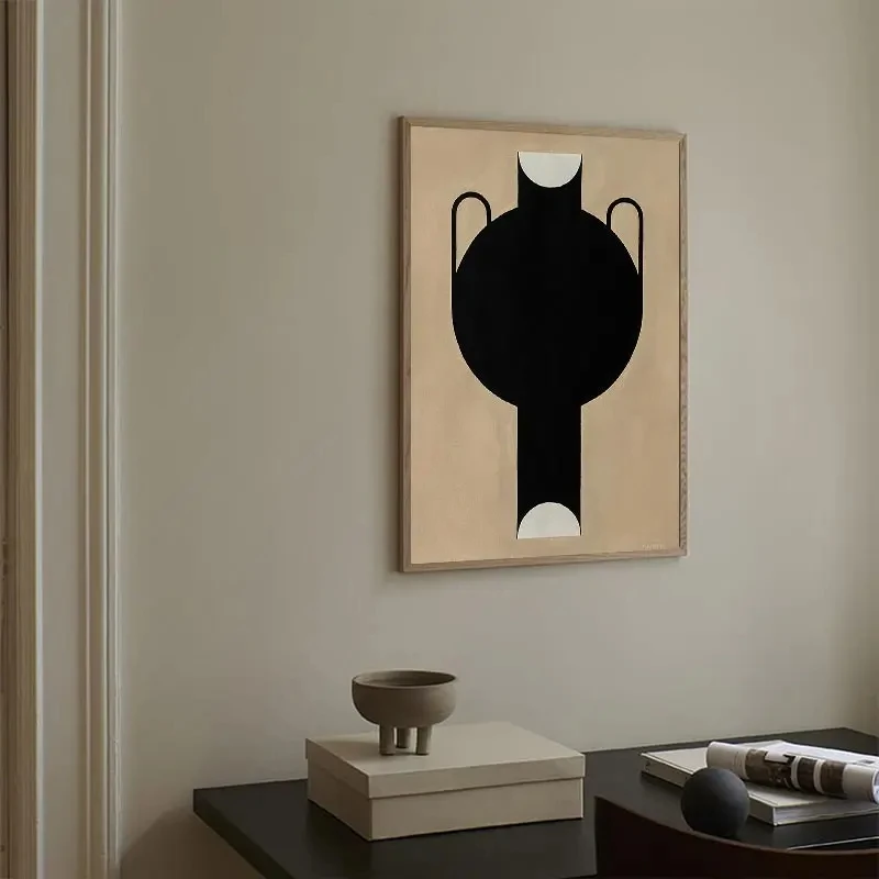 Abstract Minimalism Lemon Vase Geometric Wall Art Posters Prints Nordic Canvas Painting Wall Pictures for Living Home Decor - Image 4