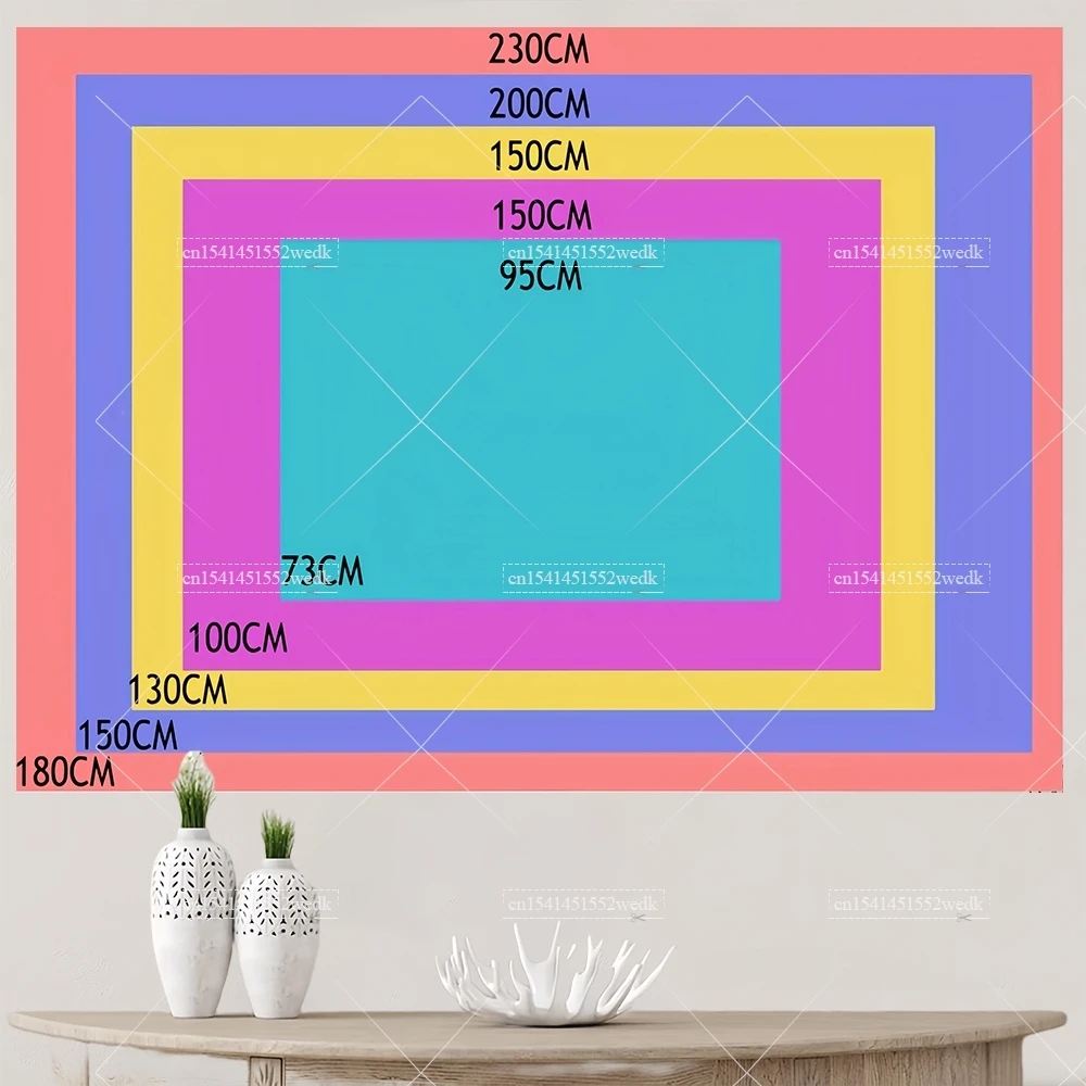 Mushroom Forest Blacklight Tapestry UV Reactive Glowing Plant Landscape Black Light Tapestrys Aesthetic Wall Art Neon Backdrops - Image 5