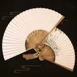 Women Performance Dance Fan Portable Hanfu Paper Fans Exquisite Girl Hand Fan Classical Bamboo Ribs Summer Abanicos Para Boda