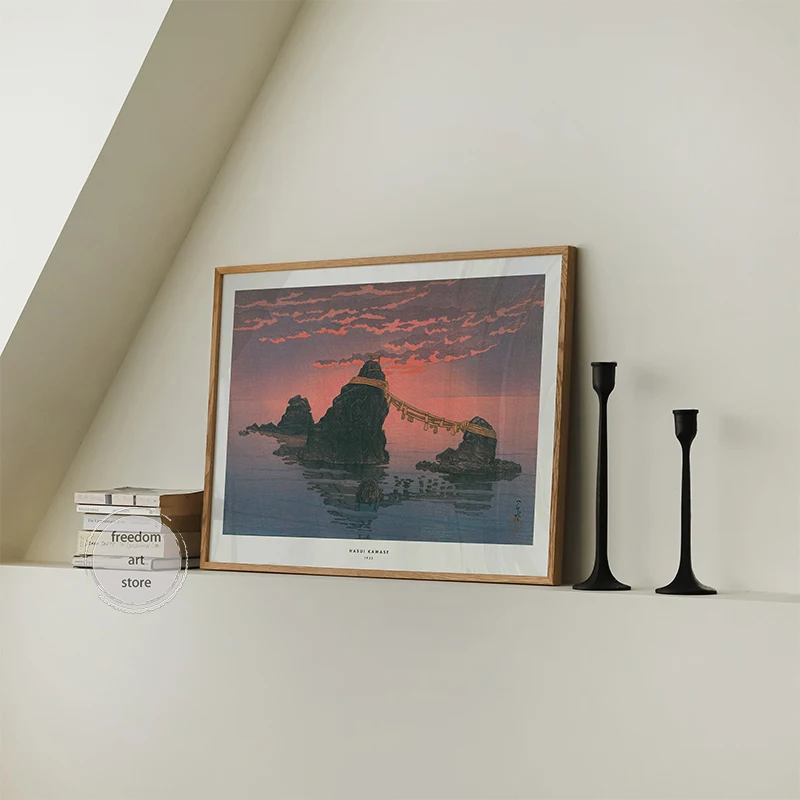 Vintage Japanese Ocean Landscape Ukiyo-e Hasui Kawase Travel Art Poster Canvas Painting Wall Prints Picture Room Home Decor - Image 4