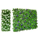 1PC Expandable Privacy Screen Fencing for Balcony & Garden Artificial Ivy Wall Decor Outdoor Stylish Garden Background Decor