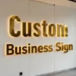 Custom 3D Business Sign Logo Illuminated Large Size Led Letters Signage Waterproof Steel Metal Signs Dropshipping For Shop