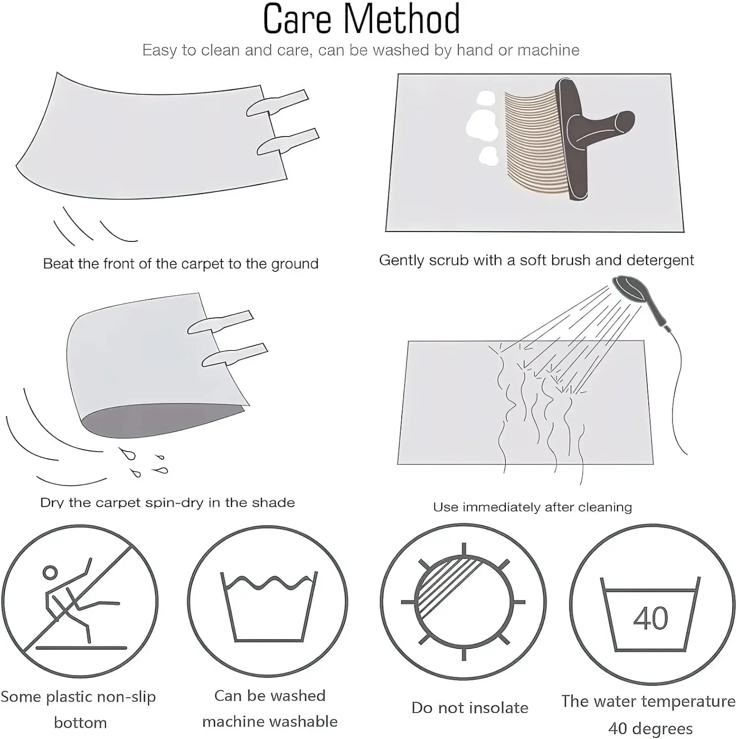 Classic Red Oriental Area Rug Elegant Floral Pattern Persian Style Carpet for Living Room Home Decor Machine washable - Image 2