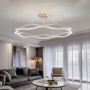 Modern Minimalist Restaurant Chandelier Nordic Luxury Living Room LED Ceiling Lamps Home Decor Designer Bedroom Hanging Lights