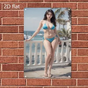 Vintage Coastal Metal Tin Sign, 8x12 Inch Rustic Wall Art for Home Bar Cafe Decor