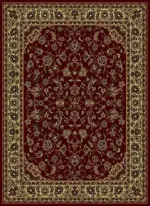 Classic Red Oriental Area Rug Elegant Floral Pattern Persian Style Carpet for Living Room Home Decor  Machine washable