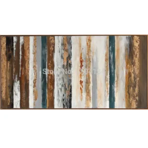100% Hand Painted  Gold  Oil Painting On Canvas Paintings For Living Room Modern Abstract Wall Art decoration