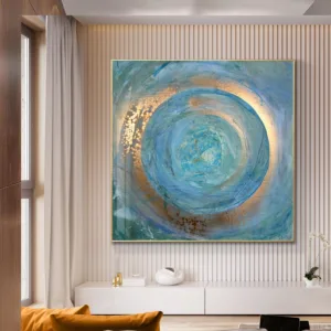 100x100cm Wall Canvas Art Nordic Painting Poster and Print Scandinavian Wall Picture for Living Room
