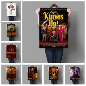2019 latest American suspense thriller movie  Knives Out HD canvas painting poster cuadros decoracion salon No Frame o705