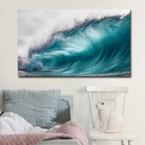 28x48inch big size canvas art,modern wave seascape painting,cuadros decoracion salon wall pictures,canvas prints no frame