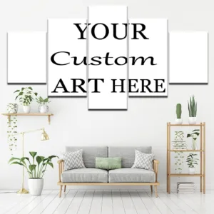 5 Piece Customized Canvas Painting Custom Made Wall Art Wallpapers Modular Poster Print living room Home Decor
