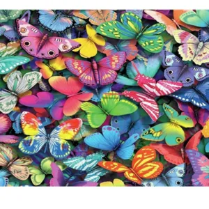 Painting By Numbers Animal DIY Unframe Acrylic Paint Handpainted Gift Coloring By Numbers Canvas Butterfly Decor For Home
