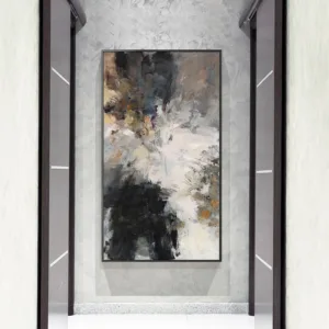 Abstract Black and White Modern Wall Art Canvas Painting Posters