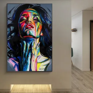 Abstract Girls Graffiti Art Canvas Paintings Modern Street Art P