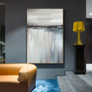 Abstract Minimalist wall art Grey Canvas Painting Art Wall Pictures For Living Room Home Decor Posters And Prints Nordic Style