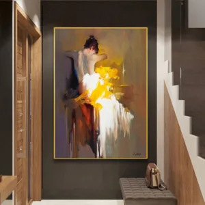 Abstract Nude Woman Art Figures Canvas Paintings Modern Posters