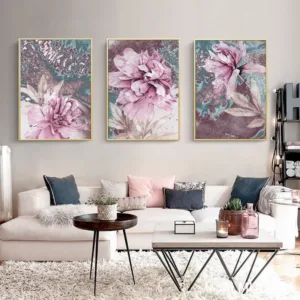 Abstract Painting Flower Poster Nordic Decoration Posters And Prints Home Wall Art Flowers Decorative Pictures Unframed