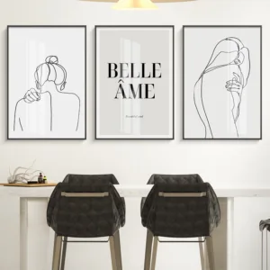 Abstract Simple Line Women Sexy Wall Art Canvas Painting Nordic Posters And Prints Wall Pictures For Living Room Home Decor