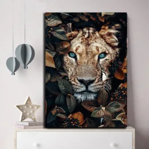 Animal Poster prints Tiger Lions jungle Wall Art Canvas Painting Home Decoration Pictures for Living Room Home Decor Painting