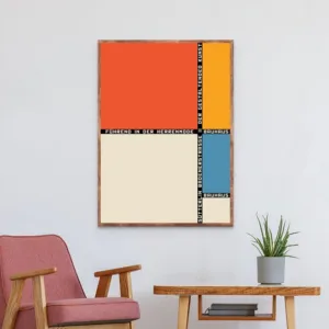 Bauhaus Abstract Art Prints Modern Minimalist Poster Fuhrend In Der Herrenmode Art Canvas Painting Picture Home Wall Art Decor