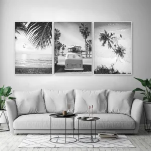 Beach Posters And Prints Landscape Painting Black And White Poster Nordic Canvas Posters Painting Wall Pictures For Living Room