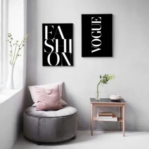 Black and White Quotes Poster Wall Art Canvas Painting Fashion Nordic Poster Prints Vogue Pictures Living Room Decorative Decor