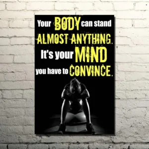 Bodybuilding Motivational Quote Art Silk Poster Print 13x20 32x48inches Gym Room Decor Fitness Sports Picture 02-31
