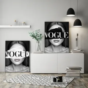 Canvas Painting Fashion Girl Portrait Nordic Wall Pop Art COCO Poster Prints Vogue Decoration Picture For Living Room Decorative