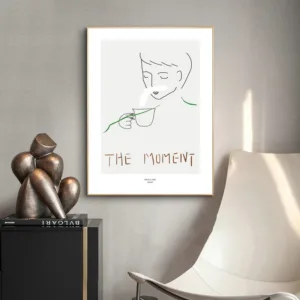 Canvas Printings Spray Painting Vogue The Momeivt Line Sketch Art Posters And Pirnts Wall Pictures Home Decor
