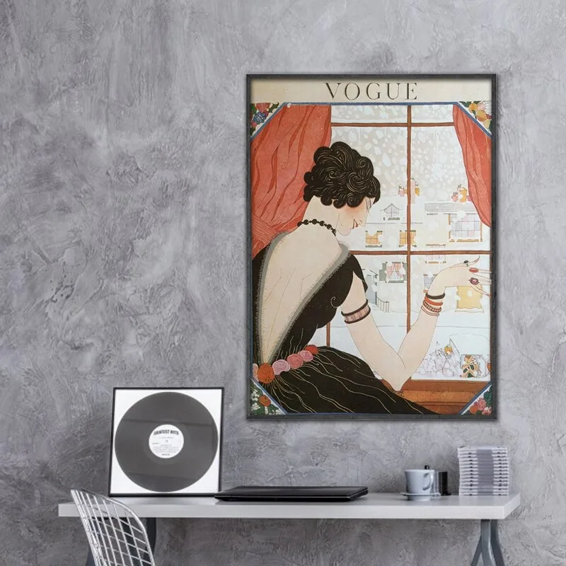 Canvas Wall Art Vintage Prints Cuadros Vogue Figure Posters Black White Painting Nordic Style Home Decorative Modular Pictures - Image 3
