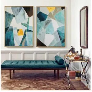 Hand-painted Oil Painting Abstract Decorative Painting Modern Minimalist Living Room Entrance Mural Paintings