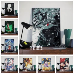 Cartoon Anime Naruto Dragon Ball My hero academy Nursery Kids Room Painting HD quality living posters canvas painting K761