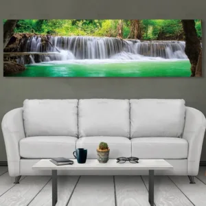 Conisi Natural Scenery Poster Landscape Paintings Wall Art Painting Home Decor Waterfall Rainforest Picture Bedroom Decoration
