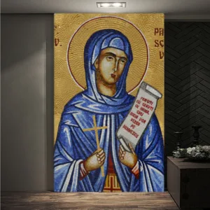 Custom gold mirror glass mosaic tile church building material ho