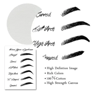 Eyebrow Eyelashes Make Up Art Painting Woman Face Canvas Posters And Prints Quotes Wall Pictures Beauty Studio Wall Art Decor