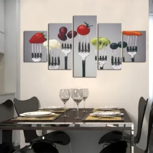 Fashion Art Print Painting Tableware Decoration Painting Kitchen Home Decor On Canvas Modern Wall Art Canvas Print Poster FA93