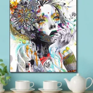 Flower Woman Poster Wall Art Decoration Canvas Abstract Painting  Picture For Living Room Salon Home Decor Nordic Prints Cuadros