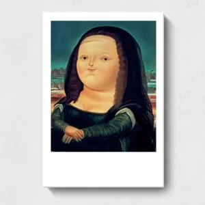 Funny Mona Lisa Modern Minimalist Decorative Painting Hanging Canvas Painting Oil Cuadros Decoracion Salon Paris Art Posters