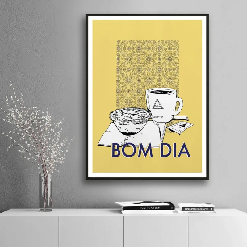 BOM DIA Portugal Wall Art Prints Minimalism Poster Kitchen Art Coffee Canvas Painting Pictures For Living Room Food Home Decor