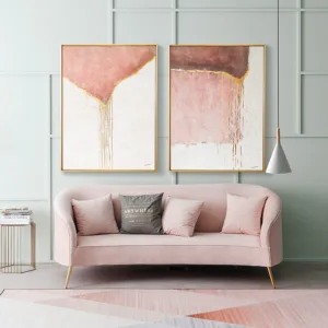 Hand-painted Oil Painting Abstract Modern Minimalist Living Room Decorative Painting Sharp Triple Wall