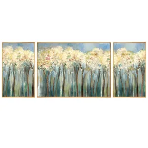 Hand-painted Oil Painting Modern Minimalist Triple Light Luxury Villa Bedroom Wall Painting Wall Paintings Decorative Painting