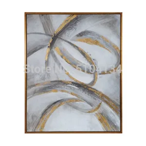 Handmade Abstract Gold Oil Paintings Modern Canvas Painting Wall Picture for home Decoration