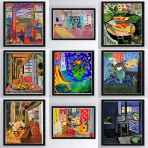 Henri Matisse Canvas Print Vintage Art Poster Painting Living Room Wall Decor
