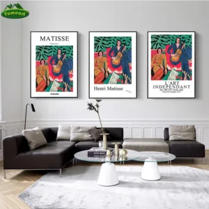 Henri Matisse Taschen Vogue Posters And Prints Guitar Girl Famous Portrait Wall Art Canvas Paintings For Living Room Home Decor