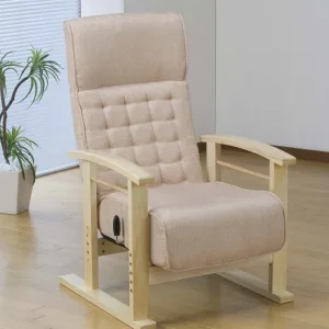 Japanese Style ArmChair Folding Furniture Legs Height Adjustable Lazy Arm chair For Elderly Home Living Room Foldable Chair